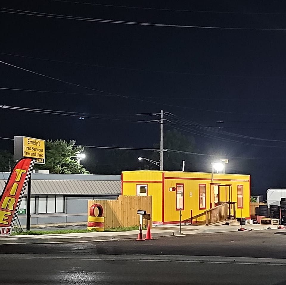 Emely's Tire Service shop in Baltimore